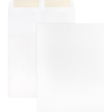 Business Source 28 lb. White Catalog Envelopes Catalog - #10 1/2 - 9" Width x 12" Length - 28 lb - Gummed - White - Wove - 250 / Box