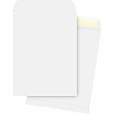 Business Source 28 lb. White Catalog Envelopes Catalog - #13 1/2 - 10" Width x 13" Length - 28 lb - Gummed - White - Wove - 250 / Box