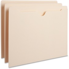 Business Source Letter Recycled File Pocket 8 1/2" x 11" - 11 pt. - 2 Plys - Manila - Slip Resistant, Reinforced Tab, Heavyweight Cover - 10% Recycled - 100 / Box