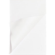 Business Source Plain Memo Pads 100 Sheets - Plain - Glued - Unruled Front Ruling - 15 lb Basis Weight - 4" x 6" Sheet Size - White Paper - Chipboard Backing - 1 Dozen
