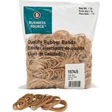 Business Source Quality Rubber Bands Size: Assorted - Sustainable - Rubber - Crepe - 1 Pack