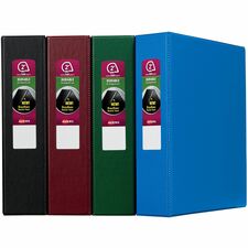 Avery&reg; Durable Binder 2" Binder Capacity - Letter - 8 1/2" x 11" Sheet Size - 530 Sheet Capacity - 3 Ring(s) - Fastener(s): Slant Ring - Pocket(s): 2 - Polypropylene - Blue, Maroon - Recycled - Pocket, Durable, Long Lasting, Tear Resistant, Split Resi