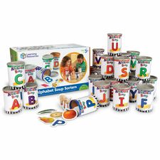 Learning Resources Alphabet Soup Sorters Skill Set Play Kit - Theme/Subject: Learning - 4-7 Year