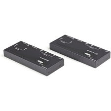 StarTech.com USB VGA KVM Console Extender over Cat5 UTP 1000 ft 2 Computer(s) - 1 Local User(s) - 1 Remote User(s) - 984.25 ft Range - WUXGA - 1920 x 1200 Maximum Video Resolution - 2 x Network (RJ-45) - 4 x USB - 2 x VGA - 120 V AC, 240 V AC Input Voltag