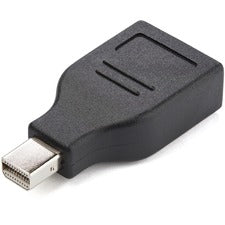 StarTech.com Mini DisplayPort to DisplayPort Adapter Converter - M/F 1 x Mini DisplayPort Male - 1 x DisplayPort Digital Audio/Video Female - Nickel Connector - Black - 1 Each