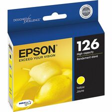 Epson DURABrite 126 Original Inkjet Ink Cartridge - Yellow - 1 Each 480 Pages