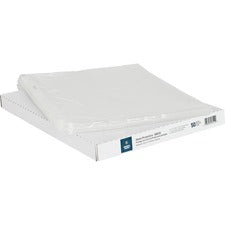 Business Source Sheet Protectors 3.3 mil Thickness - For Letter 8 1/2" x 11" Sheet - 3 x Holes - Ring Binder - Top Loading - Rectangular - Clear - Polypropylene - 50 / Box