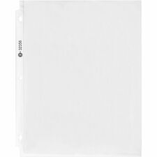 Business Source Nonglare Top-loading Sheet Protectors 11" Height x 9" Width x 2.4 mil Thickness - For Letter 8 1/2" x 11" Sheet - Rectangular - Clear - Polypropylene - 50 / Pack