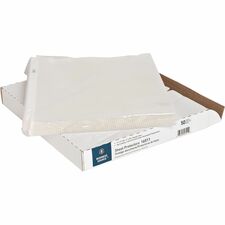 Business Source Sheet Protectors 5 mil Thickness - For Letter 8 1/2" x 11" Sheet - 3 x Holes - Ring Binder - Top Loading - Rectangular - Clear - Polypropylene - 50 / Box