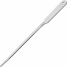 Business Source Nickel-Plated Letter Opener 9" Length - Desktop - Silver - 1 Each
