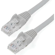 StarTech.com 35 ft Gray Snagless Cat6 UTP Patch Cable 35 ft Category 6 Network Cable for Network Device, Workstation, Hub, Wall Outlet, Distribution Panel - First End: 1 x RJ-45 Network - Male - Second End: 1 x RJ-45 Network - Male - 10 Gbit/s - Patch Cab