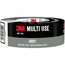 Scotch Multi-Use Duct Tape 60 yd Length x 1.88" Width - 3" Core - Gray - Water Proof - For Repairing, Wrapping, Multipurpose - 1 Roll