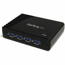 StarTech.com 4 Port Black SuperSpeed USB 3.0 Hub USB Type B - Desktop - 4 USB Port(s) - 4 USB 3.0 Port(s) - PC