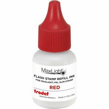 Stamp-Ever Pre-inked Stamp Ink Refill Red Ink - 0.24 fl oz - Red - Plastic - 1 Each