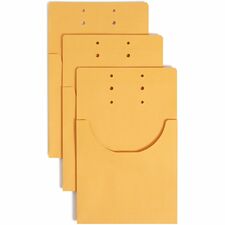 Smead Legal, Letter File Jacket 8 1/2" x 14" - 3/4" Expansion - 1 Pocket(s) - 7.5 pt. - Kraft - Pre-punched - 100 / Carton