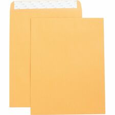 Business Source Self Adhesive Kraft Catalog Envelopes Catalog - 10" Width x 13" Length - 28 lb - Self-sealing - Brown Kraft - Kraft - 250 / Box