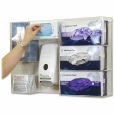 Cottage Deluxe Professional Protection Station 16.68" Height x 23.75" Width x 4.75" Depth - Clear - Acrylic - 1 Each