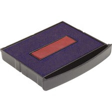 Xstamper Classix Self-inking Replacement Pad Red, Blue Ink - Red, Blue - 1 Each