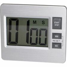 Tatco Digital Timer Desktop - Silver, Black