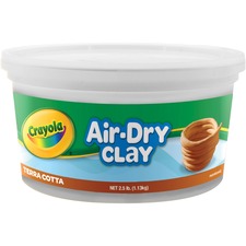 Crayola Air-Dry Clay Art, Craft - Terra Cotta - 1 Each