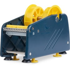 Tatco Mailing Seal/Shipping Label Dispenser Manual - 3.50" Width x 8.50" Length - 3" Core Diameter - 2 Adapter - Blue