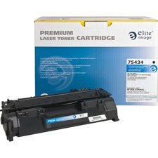 Elite Image Remanufactured Laser Toner Cartridge 05A (CE505A) - Black - 1 Each 2300 Pages