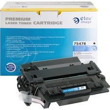 Elite Image Remanufactured Laser Toner Cartridge 55A (CE255A) - Black - 1 Each 6000 Pages