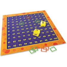 Learning Resources Hip Hoppin' Hundred Mat Floor Game Math Toy - Theme/Subject: Learning