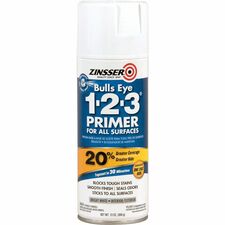 Rust-Oleum Bulls Eye 1-2-3 Water-Based Primer White - 1 Each