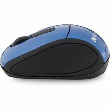 Verbatim Wireless Mini Travel Mouse Optical - Wireless - Radio Frequency - Blue - USB 2.0 - 1600 dpi - Scroll Wheel - 3 Button(s) - 1 Each