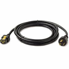 APC by Schneider Electric AP8753 Standard Power Cord For PDU - 208 V / 20 A - Black - 9.84 ft Cord Length - NEMA L6-20P / IEC 60320 C19 - 1 Each