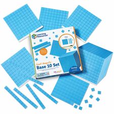 Learning Resources Giant Magnetic Base Ten Set 6-8 Year - 121 Pieces