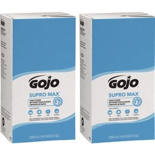 Gojo&reg; PRO TDX Refill Supro Max Hand Cleaner 1.32 gal - Pump Bottle Dispenser - Oil Remover, Grease Remover, Paint Remover, Adhesive Remover - Skin - Moisturizing - Beige - Heavy Duty, Bio-based, Non-drying - 2 / Carton