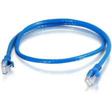 C2G 1 ft Cat6 Snagless UTP Unshielded Network Patch Cable (TAA) - Blue 1 ft Category 6 Network Cable for Network Device - First End: 1 x RJ-45 Network - Male - Second End: 1 x RJ-45 Network - Male - Blue - 1 Each