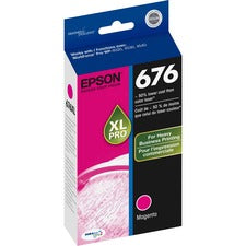 Epson DURABrite Ultra 676XL Original Inkjet Ink Cartridge - Magenta - 1 Each 1200 Pages