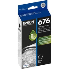 Epson DURABrite Ultra 676 Original Inkjet Ink Cartridge - Black - 1 Each 2400 Pages