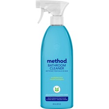Method Daily Shower Spray Cleaner 28 fl oz (0.9 quart) - Eucalyptus Mint Scent - Pleasant Scent, Non-toxic, Disinfectant - Blue - 1 Each