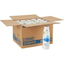 Dixie Pathways 8 oz Paper Hot Cups By GP Pro 8 fl oz - White - Paper - Hot Drink, Beverage - 25/Pack - 20 / Carton