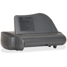Business Source Electric Adjustable 3-hole Punch 3 Punch Head(s) - 30 Sheet of 20lb Paper - 1/4" Punch Size - 17.8" Width x 5.3" Depth x 8.3" Height - Gray