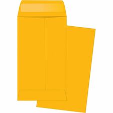 Business Source Little Coin No. 5-1/2 Kraft Envelopes Coin - #5-1/2 - 3 1/8" Width x 5 1/2" Length - 20 lb - Gummed - Brown Kraft - Kraft - 500 / Box