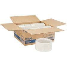 Dixie Pathways 8-1/2" Mediumweight Paper Plates by GP Pro Pathways - Microwave Safe - 8.5" Diameter - White - Paper Body - 125/Pack - 4 / Carton