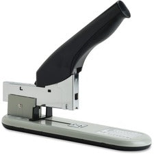 Business Source Heavy-duty Stapler Staples Upto 220 Sheet - Staple Size: 0.25" , 0.31" , 0.38" , 0.50" , 0.56" , 0.63" , 0.75" , 0.81" , 0.88" , 0.94" - 2" Throat Depth - Black, Putty - Rubber, Steel - 1 Each