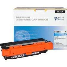 Elite Image Remanufactured Laser Toner Cartridge 504A (CE250A) - Black - 1 Each 5000 Pages