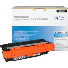 Elite Image Remanufactured Laser Toner Cartridge 504X (CE250X) - Black - 1 Each 10500 Pages