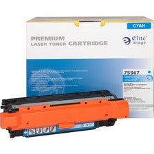 Elite Image Remanufactured Laser Toner Cartridge 504A (CE251A) - Cyan - 1 Each 7000 Pages