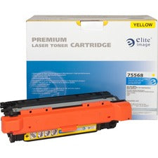 Elite Image Remanufactured Laser Toner Cartridge 504A (CE252A) - Yellow - 1 Each 7000 Pages