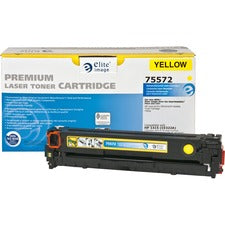 Elite Image Remanufactured Laser Toner Cartridge 128A (CE322A) - Yellow - 1 Each 1300 Pages