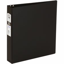 Avery&reg; Economy Binder 1 1/2" Binder Capacity - Letter - 8 1/2" x 11" Sheet Size - 275 Sheet Capacity - 3 Ring(s) - Fastener(s): Round Ring - Pocket(s): 2 - Polypropylene - Pacific Blue - Recycled - Pocket, Lightweight - 12 / Carton