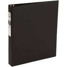 Avery&reg; Economy Binder 1" Binder Capacity - Letter - 8 1/2" x 11" Sheet Size - 175 Sheet Capacity - Fastener(s): Round Ring - Pocket(s): 2 - Polypropylene - Pacific Blue - Recycled - Pocket, Lightweight - 12 / Carton
