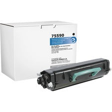 Elite Image Remanufactured Laser Toner Cartridge E460X11A - Black - 1 Each 15000 Pages